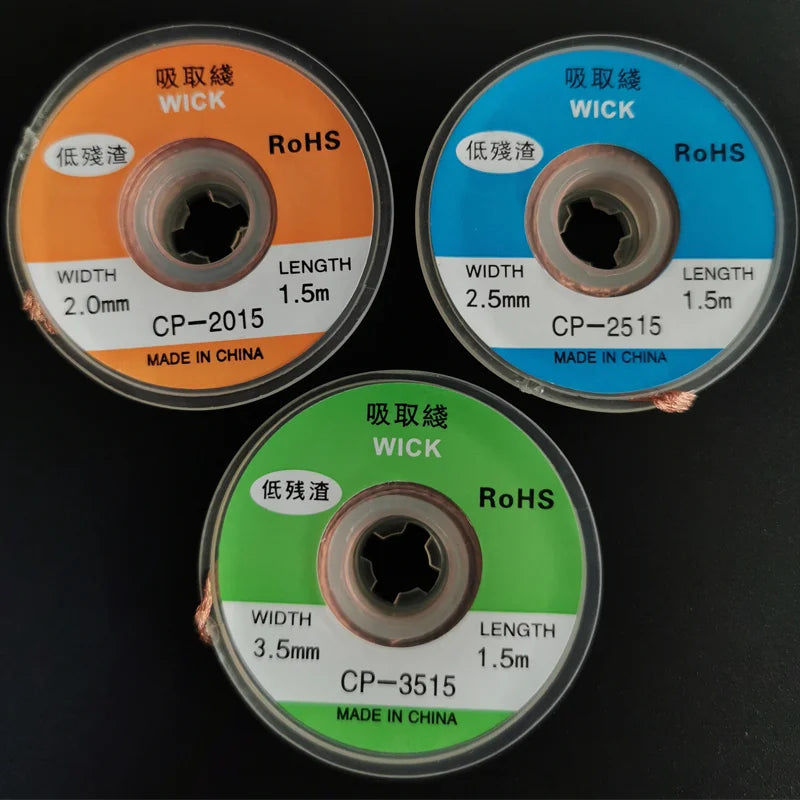 1.5M/3M Welding Wires Desoldering Wick Wire Repair Tool