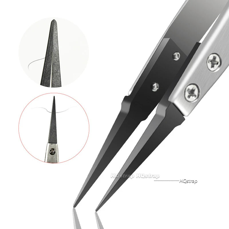 Stainless Antistatic Plastic Tweezers