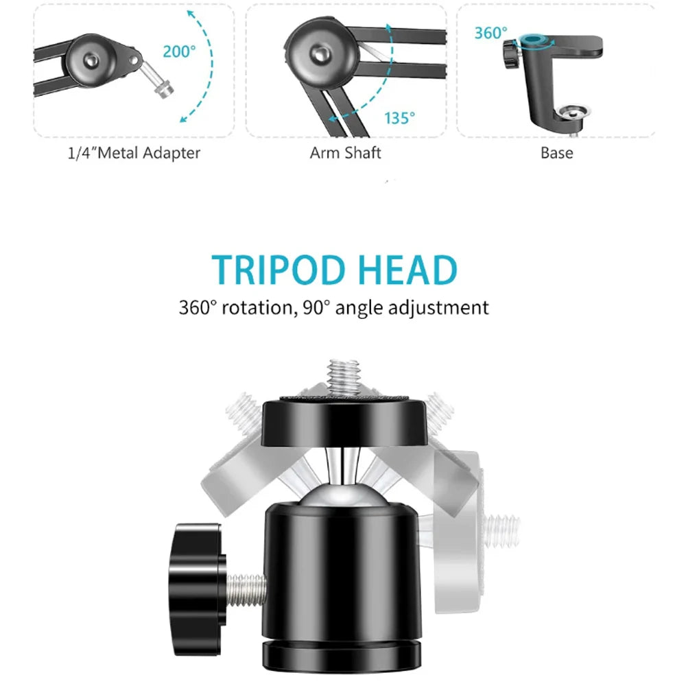 4K 48MP Industrial Microscope With Enhanced Stand, 150X Digital Video Microscope With USB-C HDMI Port For PCB Soldering Repair