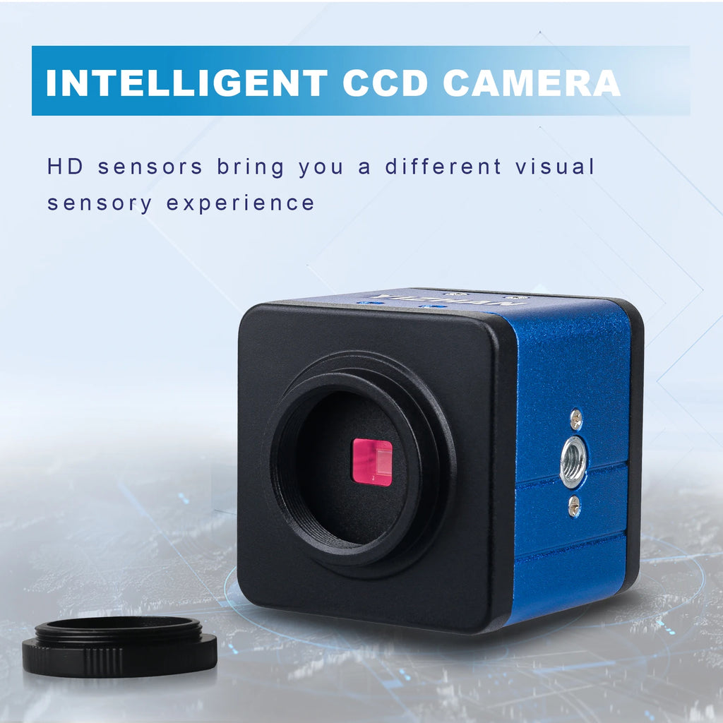 4K 48MP Industrial Microscope With Enhanced Stand, 150X Digital Video Microscope With USB-C HDMI Port For PCB Soldering Repair