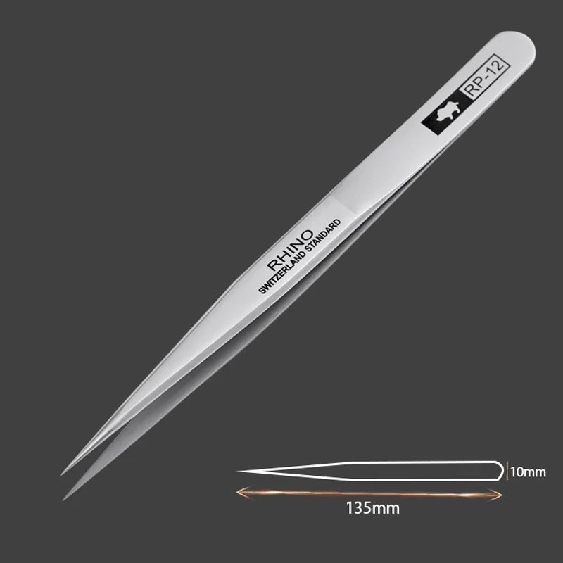 Japan Tweezers Anti-acid, Anti-magnetic High-precision Super Hard Sharp Forceps