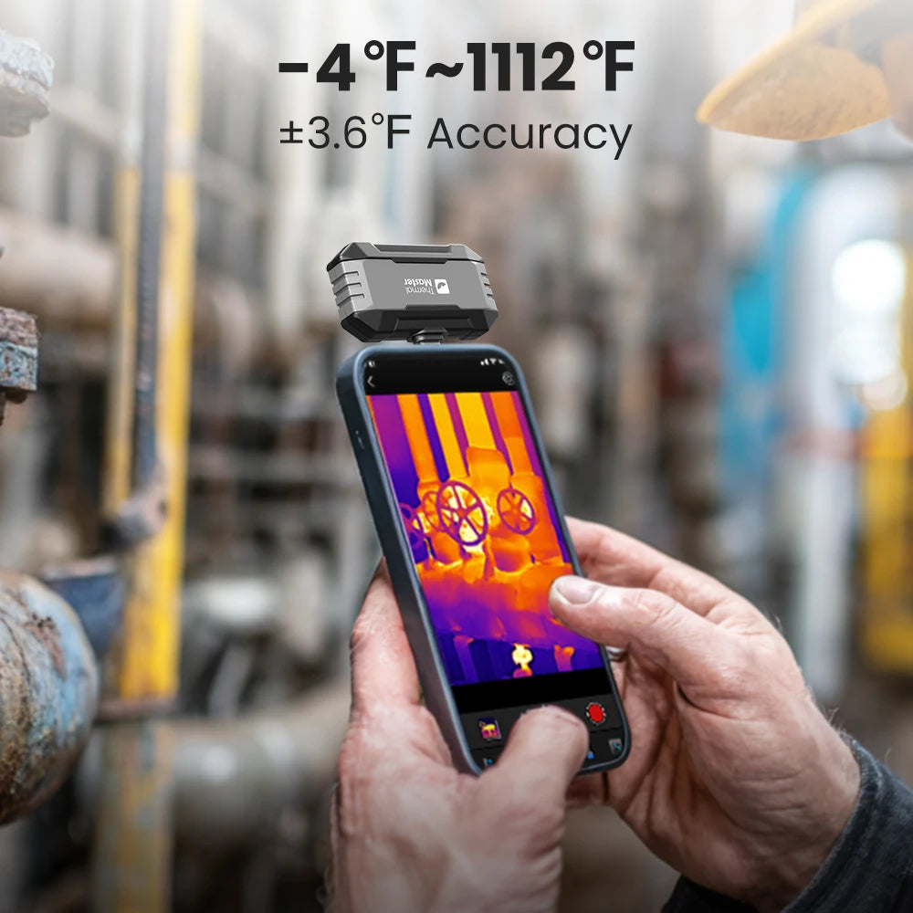 (iPhone&Android) P1 android thermal camera for iphone 320*240 X³IR Resolution 600℃ 25Hz HVAC House Inspection Camera