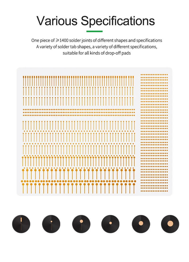 Jump Wire Repair Solder Points for Mobile Phone Pads Repair Flying Line No Looping Repair Spot Welding Piece