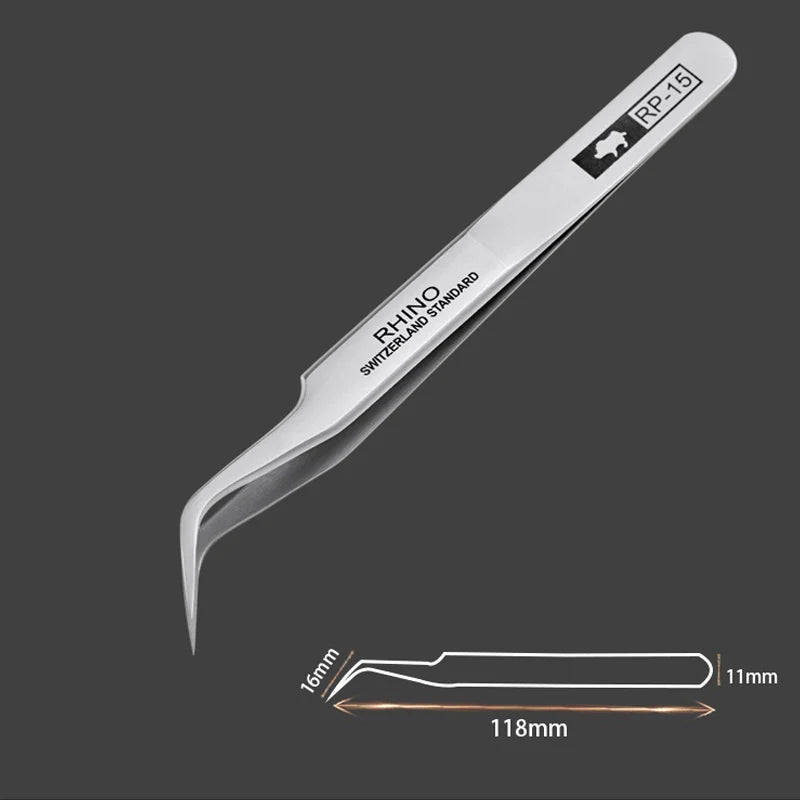 Japan Tweezers Anti-acid, Anti-magnetic High-precision Super Hard Sharp Forceps