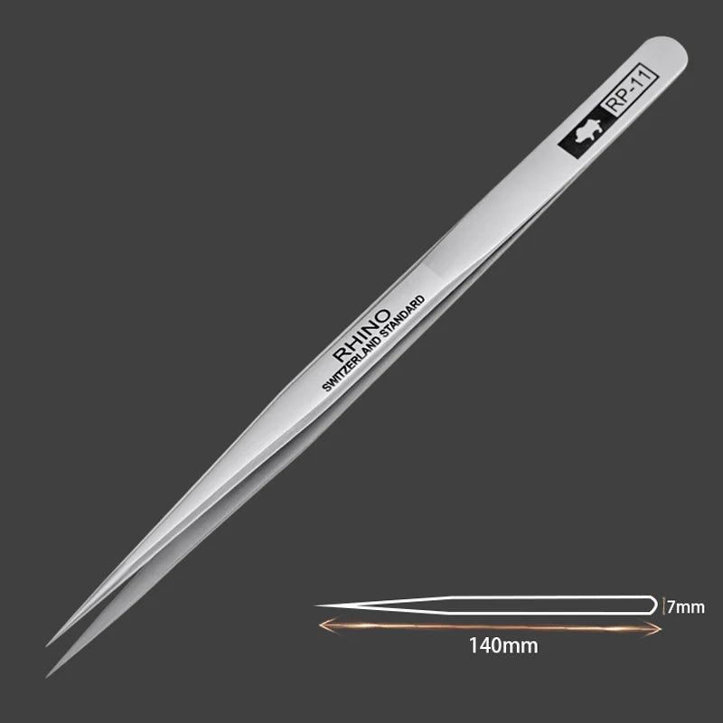 Japan Tweezers Anti-acid, Anti-magnetic High-precision Super Hard Sharp Forceps