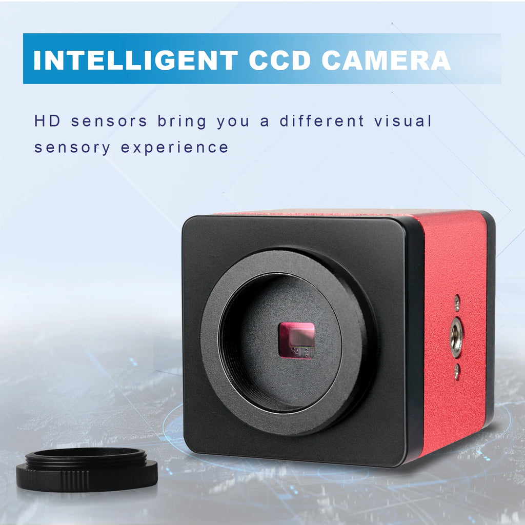 4K 48MP Industrial Microscope With Enhanced Stand, 150X Digital Video Microscope With USB-C HDMI Port For PCB Soldering Repair