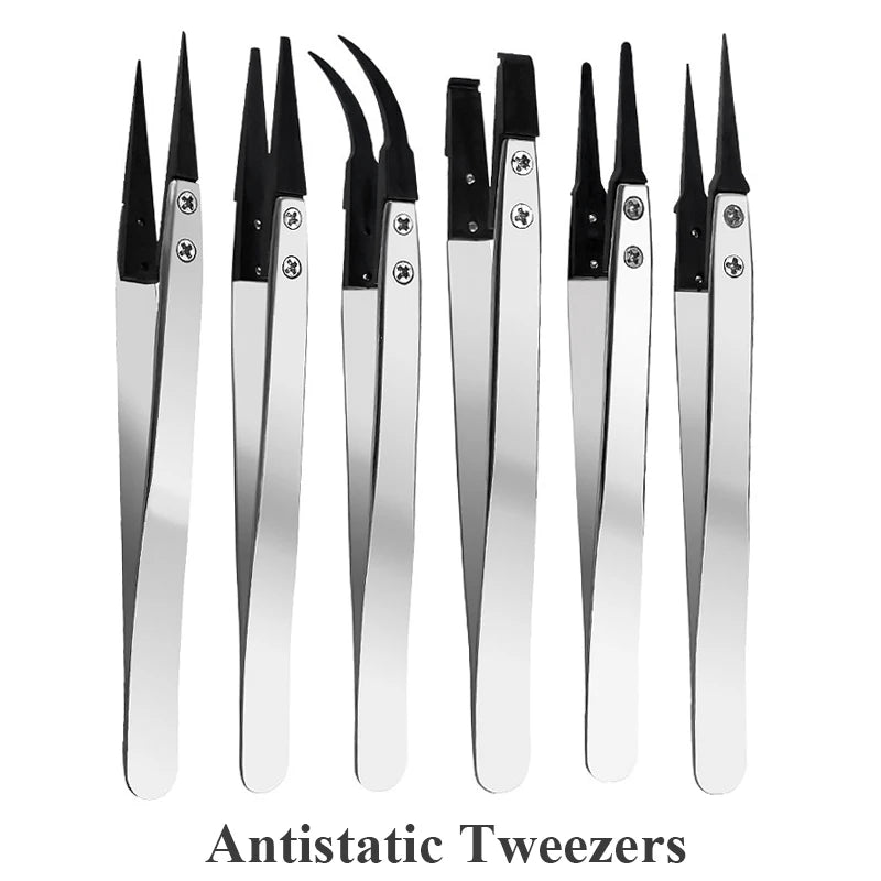 Stainless Antistatic Plastic Tweezers