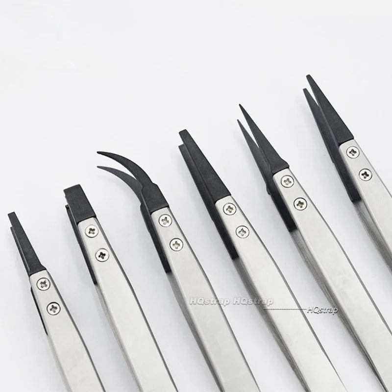 Stainless Antistatic Plastic Tweezers