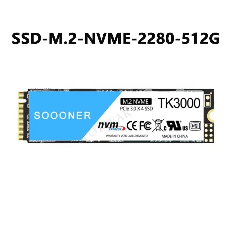 SSD 2280/2242 128/256/512GB 1TB PCIe to M.2 NVMe