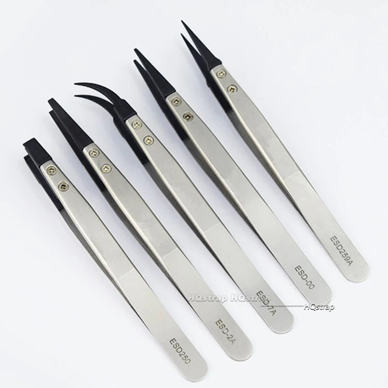 Stainless Antistatic Plastic Tweezers