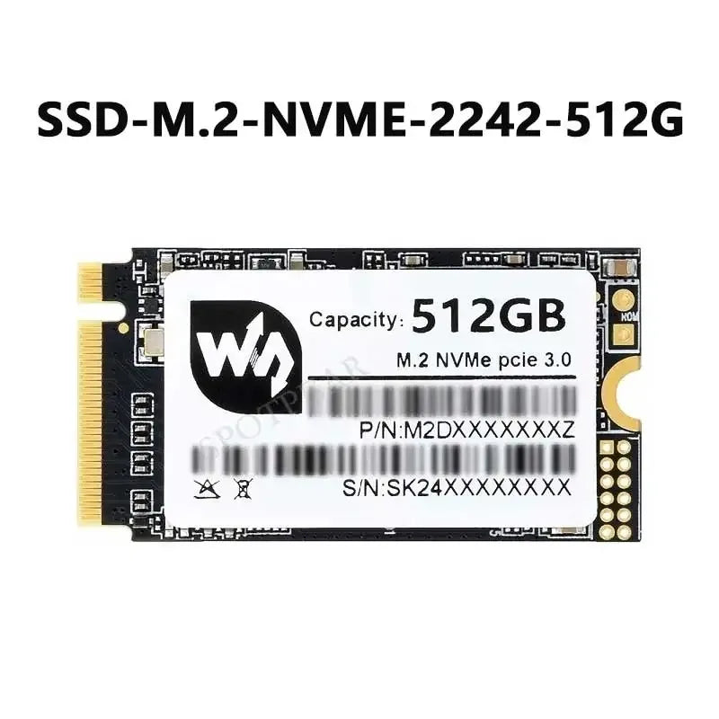 SSD 2280/2242 128/256/512GB 1TB PCIe to M.2 NVMe
